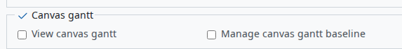 Canvas Gantt permission assignments.